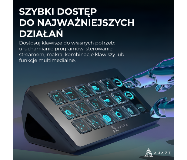 Ajazz AKP153E USB czarny - 1536405 - zdjęcie 8